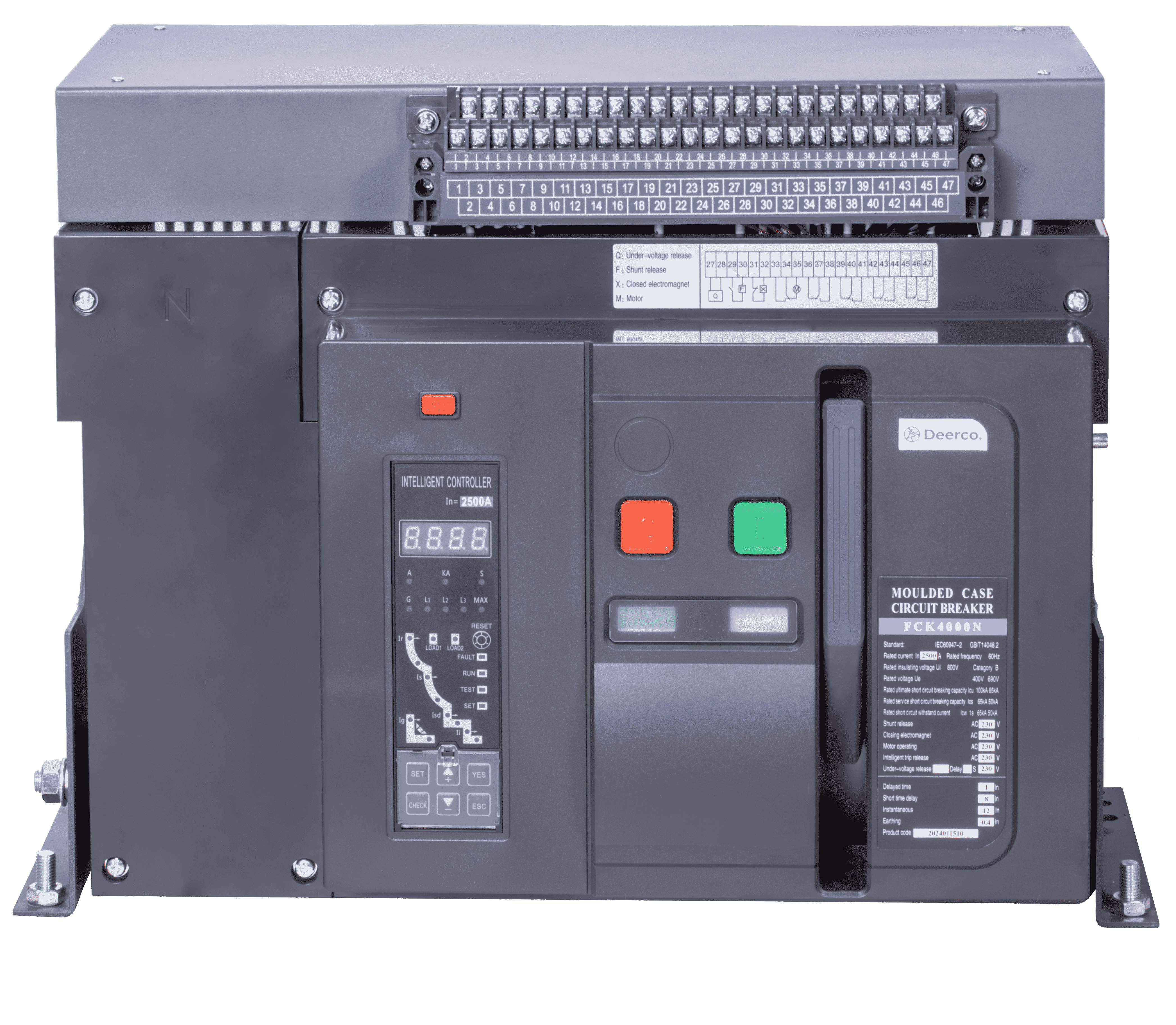 Derko 4 Kutuplu Motorlu Açık Tip Güç Şalteri